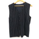 【中古】ISSEY MIYAKE | イッセイミヤケ プリーツベスト ベスト HP61JE143 ネイビー サイズ:3【瀬戸大橋店】