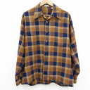 【中古】Imported European Fabric |インポーテッドヨーロピアンファブリック 長袖シャツ ブラウン サイズ:M【瀬戸大橋店】(4)
