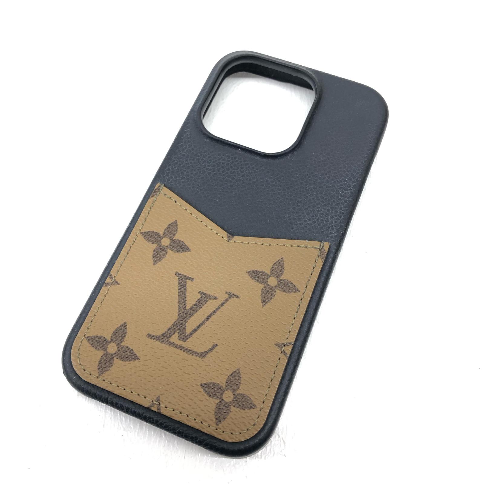 【中古】LOUIS VUITTON | ルイ・ヴィトン IPHONE・バンパー 15 PRO その他小物 M82889 ブラック【瀬戸大橋店】