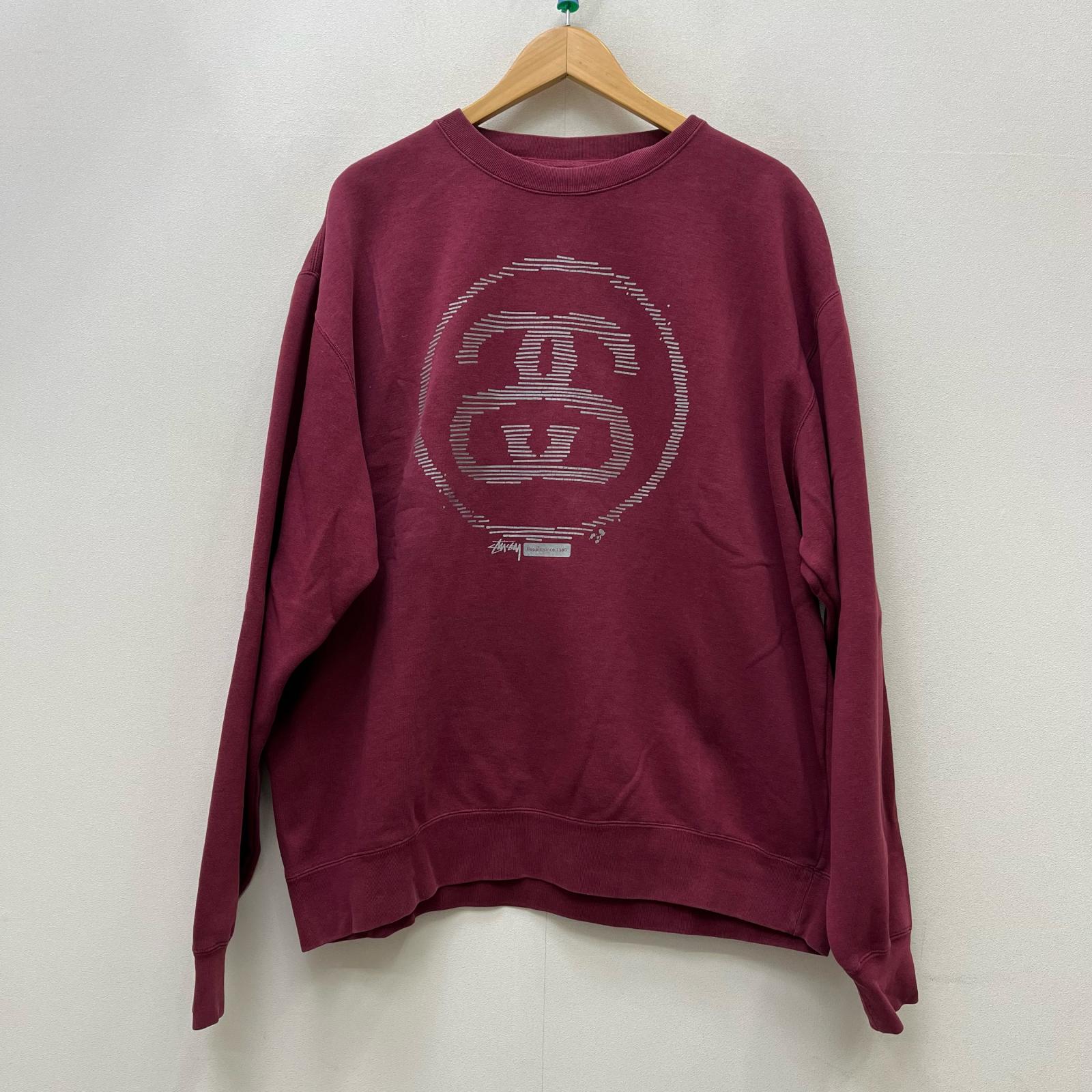 STUSSY USA製 紫タグ スウェット トレーナー モックネック S STUSSY USA製 紫タグ スウェット トレーナー モックネック S