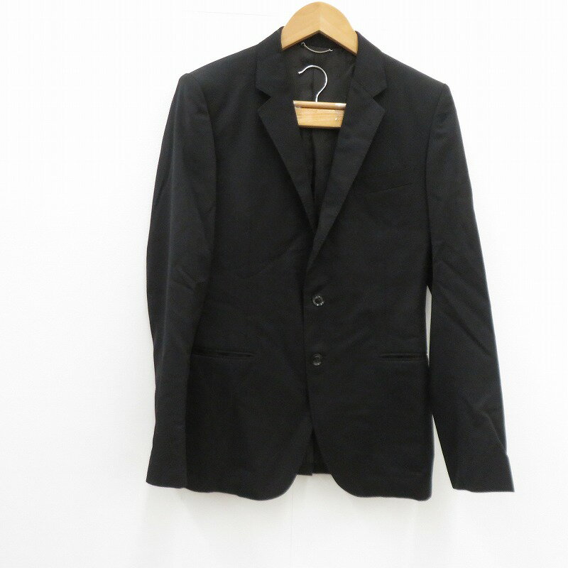 【中古】JOHN LAWRENCE SULLIVAN | ジョンローレンスサリバン セットアップ ウール テーラードジャケット スキニースラックス JLS-01-09/JLS-01-08 ブラック サイズ:36(ジャケット)/34(ボトム)【瀬戸大橋店】