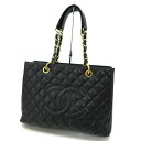 【代金引換・コンビニ払い不可】【日付指定不可】【中古】CHANEL | シャネル キャビアスキン グランドショッピングトート ショルダーバッグ トートバッグ A...