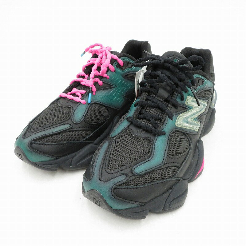 【中古】NEW BALANCE | ニューバランス Mowalola x New Balance 9060 'Burglarwear スニーカー U9060ML ブラック 25cm【瀬戸大橋店】