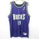 【中古】Champion | チャンピオン NBA バスケタンクトップ パープル サイズ:48【三重本店】