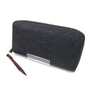 【中古】LOUIS VUITTON | ルイ・ヴィトン ジッピー・ウォレット マリーヌルージュ 長財布 M62121 ネイビー【瀬戸大橋店】