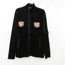 【中古】UNIVERSAL STYLE WEAR | ユニバーサルスタイルウェア ベロアトラックJKT ジャージ 643400 ブラック サイズ:L【姫路東店】