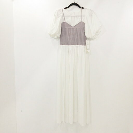 【中古】Lily Brown | リリーブラウン ニットビスチェドッキングワンピース ワンピース LWFO241108 2024S/S サイズ:F ホワイト【姫路東店】 【中古】Lily Brown | リリーブラウン ニットビスチェドッキングワンピース ワンピース LWFO241108 2024S/S サイズ:F ホワイト【姫路東店】
