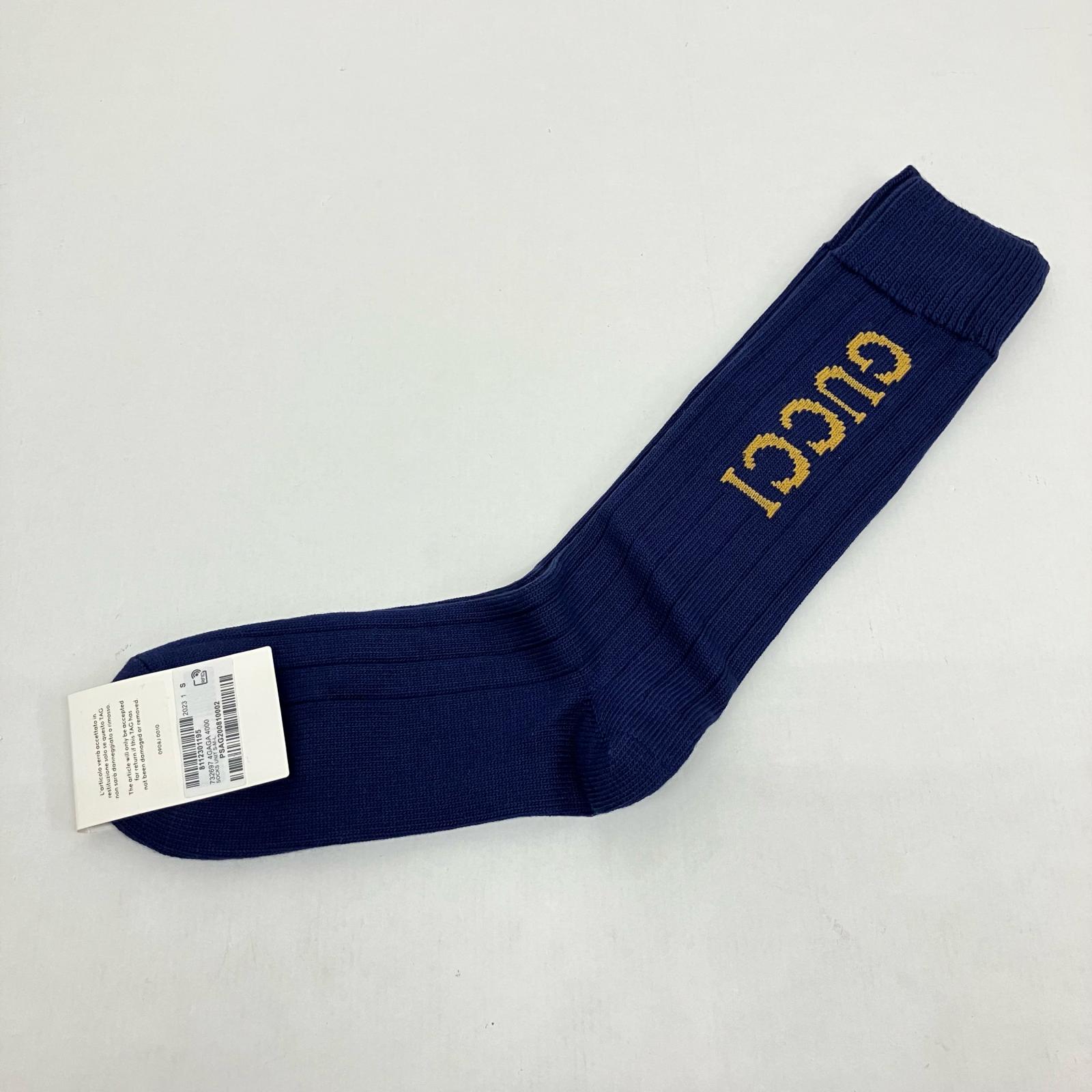【中古】GUCCI | グッチ その他小物 ネイビー【イオン広店】