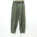 【中古】X-girl | エックスガール EASY DENIM PANTS デニムパンツ 105233031004 グレー サイズ:S【三重本店】
