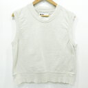 【中古】MHL | エムエイチエル ノースリーブスウェット 595-3268500 アイボリー サイズ:2【三重本店】(4)