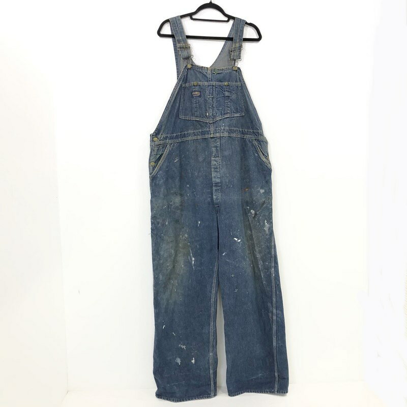 【中古】OSHKOSH | オシュコシュ オーバーオール 40S-50S W:114CM ブルー【姫路東店】
