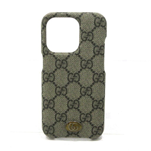 【中古】GUCCI | グッチ GGスプリーム オフィディア iPhone14Pro スマホケース 753610・617664 ベージュ【三重本店】 【中古】GUCCI | グッチ GGスプリーム オフィディア iPhone14Pro スマホケース 753610・617664 ベージュ【三重本店】