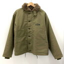 【中古】HOUSTON | ヒューストン N-1 デッキジャケット カーキ サイズ:40【尾張小牧店】(4)