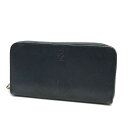 【中古】 ZARIO GRANDEE | ザリオグランデ ラウンドファスナー長財布 長財布 ネイビー【倉吉店】