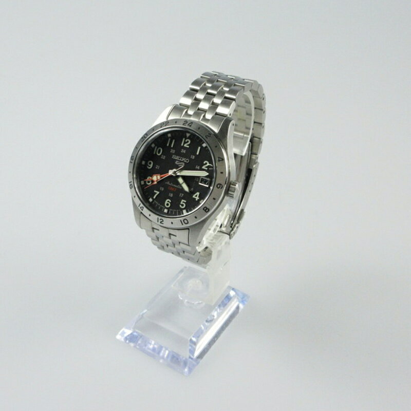 【中古】SEIKO | セイコー 5 SPORTS Field series アナログ自動巻き腕時計 SBSC011 シルバー【姫路東店】