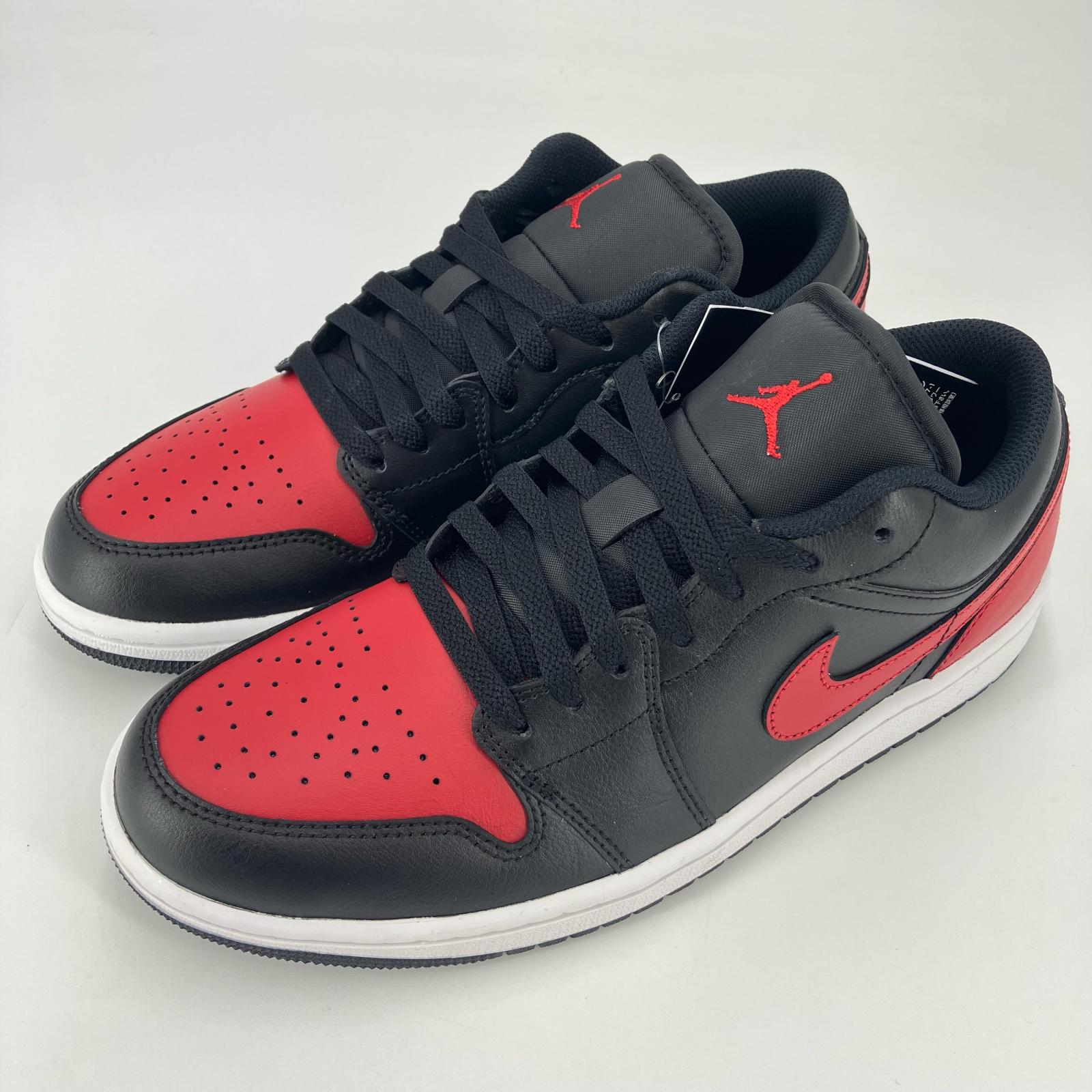 【中古】NIKE AIR JORDAN | ナイキ エアー ジョーダン Air Jordan 1 Low スニーカー 553558-067 レッド 26.5cm...