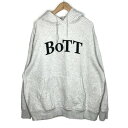 【中古】BoTT | ボット OG LOGO HOODIE プルオーバーパーカー パーカー 213BOTT16 グレー サイズ:XL【倉吉店】