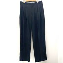 【中古】A.PRESSE | アプレッセ Wool Rayon Wide Trousers 25SS スラックス ブラック サイズ:2【尾張小牧店】