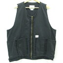 【中古】W)TAPS | ダブルタップス rack vest ベスト 201BRDT-JKM05 ブラック サイズ:03【三重本店】