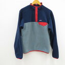 【中古】patagonia | パタゴニア キッズ ライトウェイ・シンチラ・スナップT・プルオーバー フリース 65572 マルチカラー サイズ:XXL【瀬戸大橋店】(4)