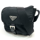 【中古】PRADA | プラダ テスート ショルダーバッグ ナイロン ブラック【尾張小牧店】