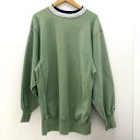 【中古】Champion | チャンピオン 90'S REVERSE WEAVE リバースウィーブ 90s ビンテージ 刺繡タグ エルボーパッチ スウェット グリーン サイズ:XXL【尾張小牧店】(4)