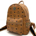 【中古】MCM | エム・シー・エム ヴィセトススモール リュック・デイパック ブラウン【尾張小牧店】(4)