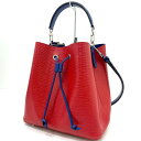 【中古】LOUIS VUITTON | ルイ・ヴィトン ネオノエ エピ 2wayバッグ ショルダーバッグ ハンドバッグ M54365 レッド×ブルー【尾張小牧店...