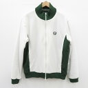 【中古】FRED PERRY | フレッドペリー 内ボア ジャージ ホワイト サイズ:L【瀬戸大橋店】