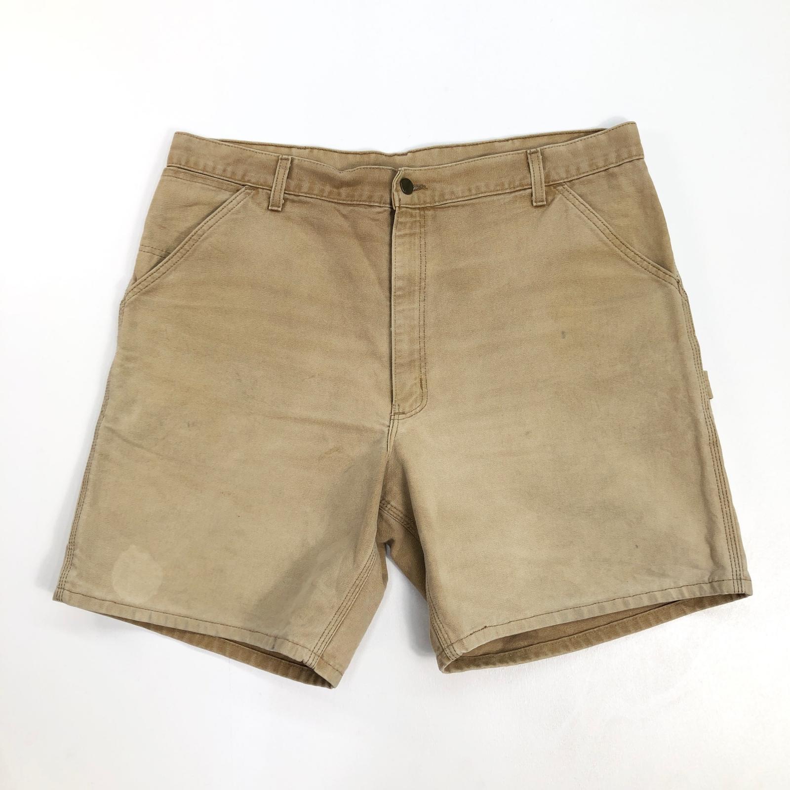 【中古】Carhartt | カーハート ダック ペインター USA製 ショートパンツ ブラウン サイズ:40【加古川物流】