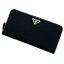 【中古】PRADA | プラダ テスート ラウンドファスナー長財布 ブラック【尾張小牧店】 49,800円