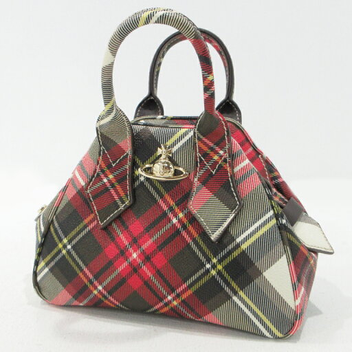 【中古】Vivienne Westwood | ヴィヴィアンウエストウッド チェック柄 2Wayバッグ ハンドバッグ ショルダーバッグ ヤスミン マルチカラー【三重本店】 【中古】Vivienne Westwood | ヴィヴィアンウエストウッド チェック柄 2Wayバッグ ハンドバッグ ショルダーバッグ ヤスミン マルチカラー【三重本店】