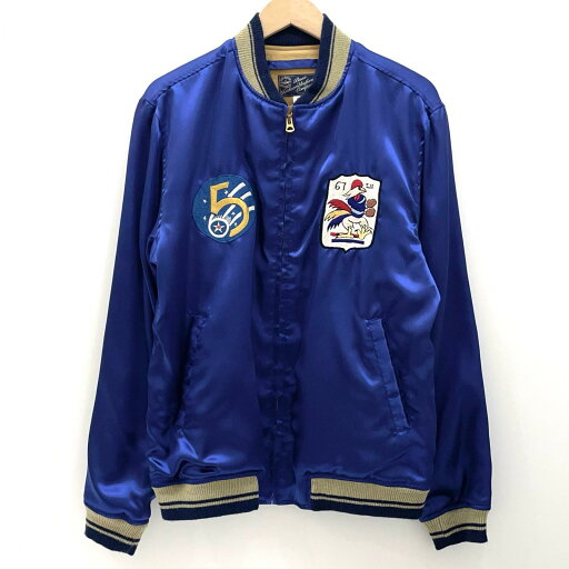 【中古】Buzz Rickson's | バズリクソンズ ナイロンジャケット サテン ツアー ジャケット BR13767 ブルー サイズ:40【尾張小牧店】 【中古】Buzz Rickson's | バズリクソンズ ナイロンジャケット サテン ツアー ジャケット BR13767 ブルー サイズ:40【尾張小牧店】