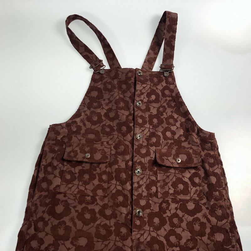 【中古】 EMBOSSED CORDUROY ICIRIAN OVERALL オーバーオール T24AW-OA01 2024A/W ボルドー/バーガンディー サイズ：2【姫路東店】