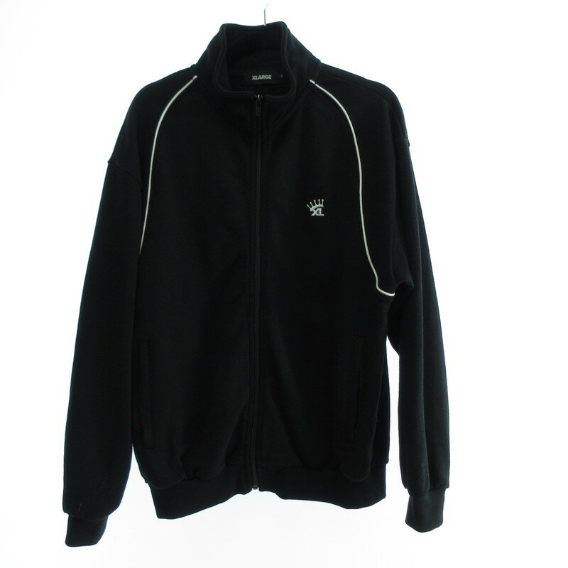 【中古】X-LARGE | エクストララージ EMBROIDERED LOGO PIPING ZIP UP SWEATSHIRT ジャージ 1012410210..
