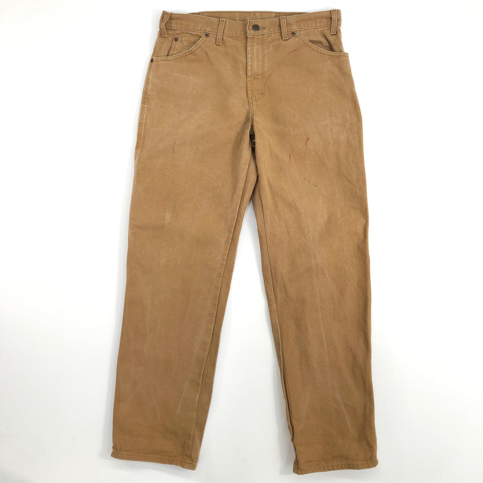【中古】Dickies | ディッキーズ ダックペインター パンツ ブラウン【加古川物流】