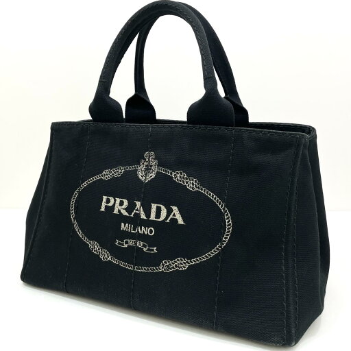 【中古】PRADA | プラダ カナパM トートバッグ BN1877 ブラック【尾張小牧店】 【中古】PRADA | プラダ カナパM トートバッグ BN1877 ブラック【尾張小牧店】