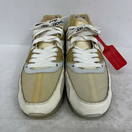 【中古】NIKE | ナイキ ×OFF-WHITE THE TEN AIR MAX 90 スニーカー AA7293-100 ホワイト【加古川店】 【中古】NIKE | ナイキ ×OFF-WHITE THE TEN AIR MAX 90 スニーカー AA7293-100 ホワイト【加古川店】