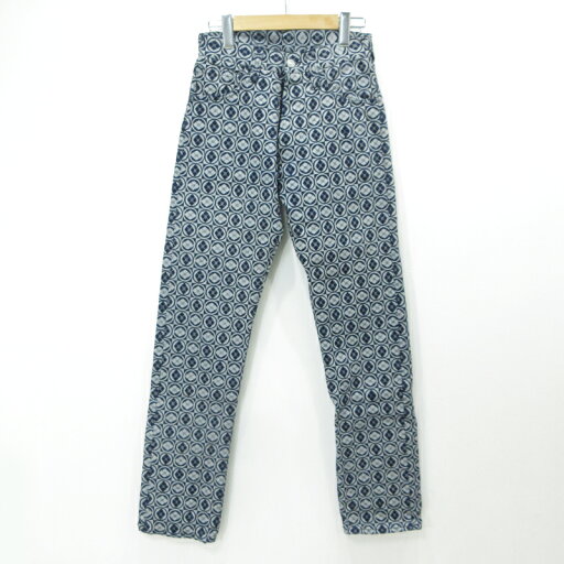 【中古】EVISU | エヴィス 家紋柄 デニムパンツ ネイビー×グレー サイズ:26【三重本店】 【中古】EVISU | エヴィス 家紋柄 デニムパンツ ネイビー×グレー サイズ:26【三重本店】