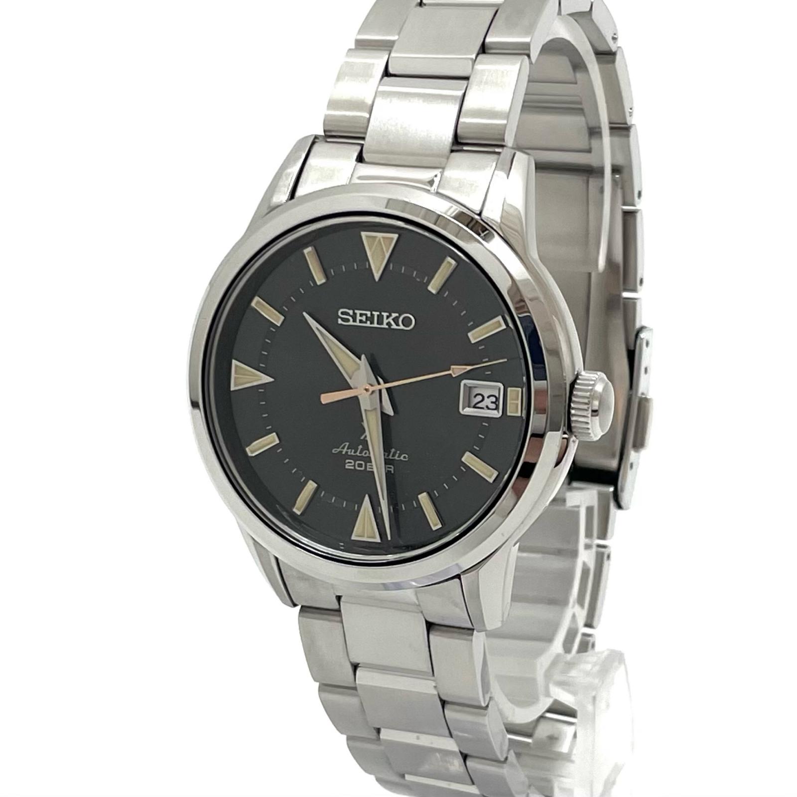 【中古】SEIKO | セイコー PROSPEX Alpinist 腕時計 ブラック【尾張小牧店】