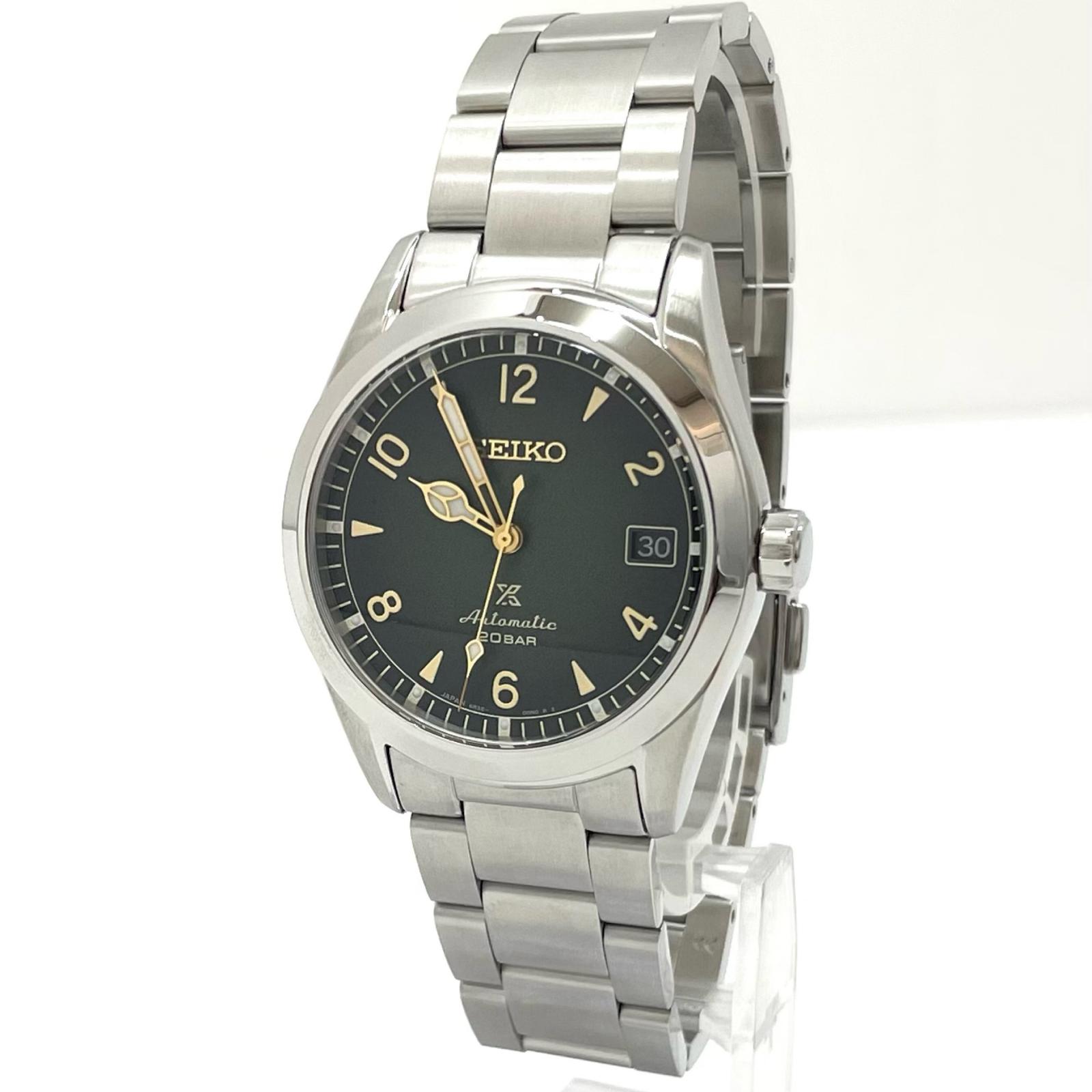 【中古】SEIKO | セイコー PROSPEX Alpinist 腕時計 カーキ×シルバー【尾張小牧店】