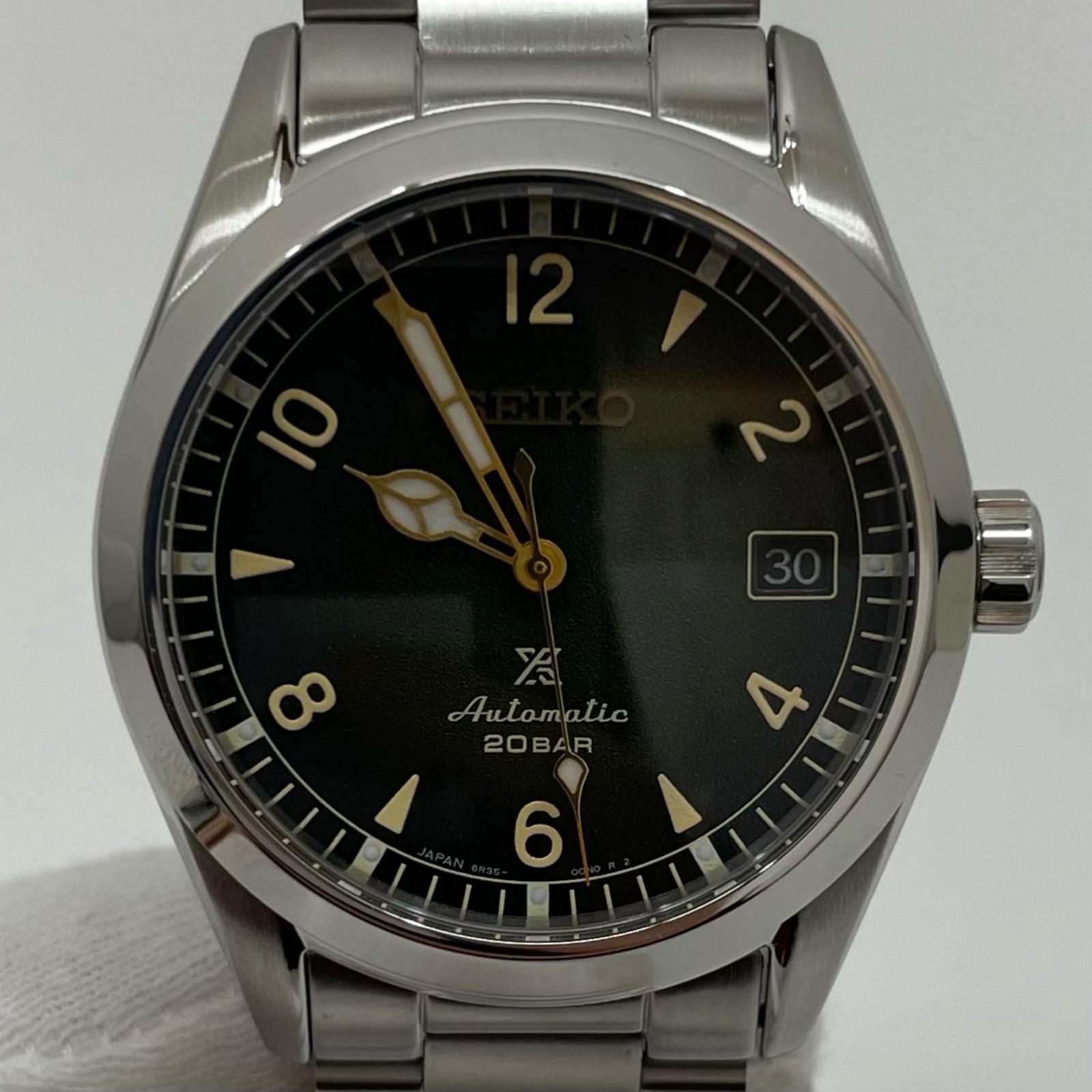 【中古】SEIKO | セイコー PROSPEX Alpinist　腕時計 カーキ×シルバー【尾張小牧店】