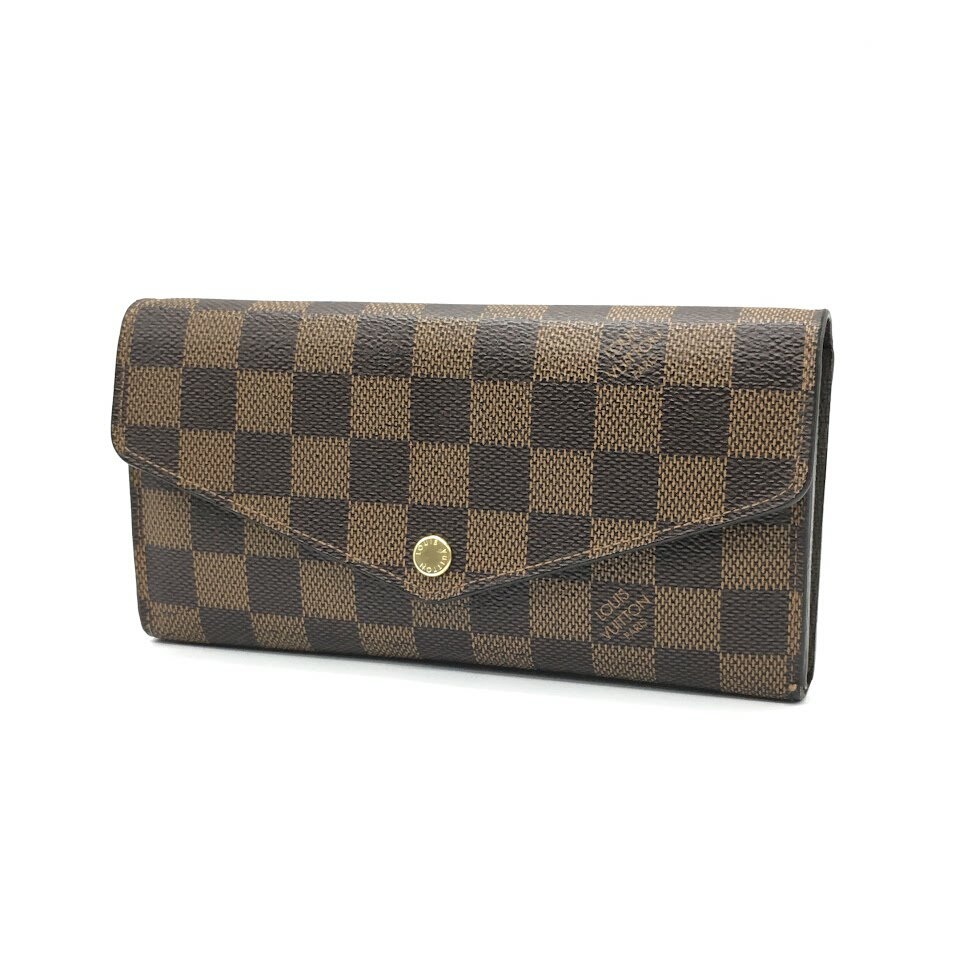 【中古】LOUIS VUITTON | ルイ・ヴィトン ダミエ ポルトフォイユサラ 二つ折り長財布 長財布 N63209【倉吉店】
