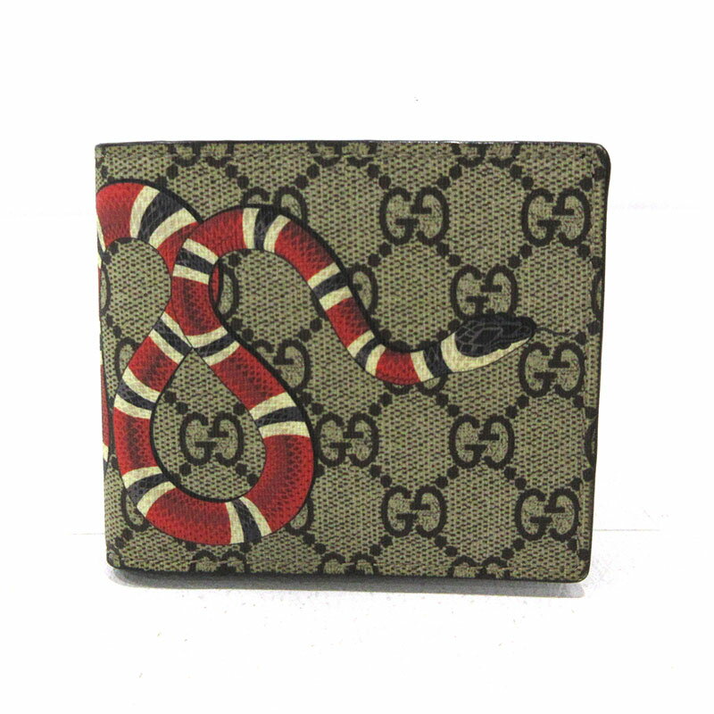 極美品 GUCCI グッチ 長財布 ラウンドファスナー GGスプリーム