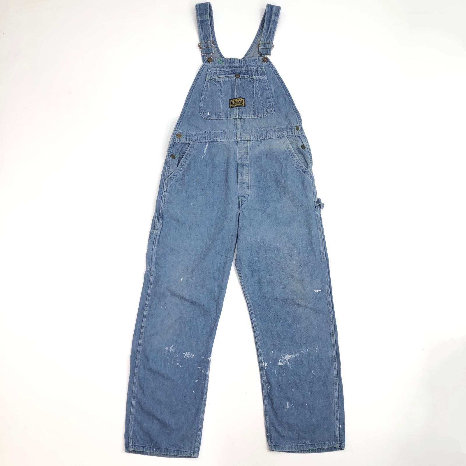【中古】 60年代 WASHINGTON DEE CEE ワシントンディーシー USA製 オーバーオール インディゴ サイズ:36【加古川物流】