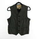 【中古】SUGAR CANE | シュガーケーン 9oz. BLACK COVERT WORK VEST ベスト SC12795 グレー サイズ:36【姫路東店】(4)