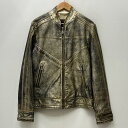 【中古】DOLCE & GABBANA | ドルチェアンドガッバーナ レザー G9174L/G5T14 シルバー サイズ:48【加古川店】