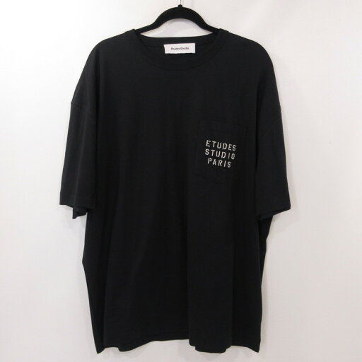 【中古】Etudes Studio | エチュードスタジオ Stencil Logo Relax Pocket T-Shirt 半袖Tシャツ H24MMTSH147-99 ブラック サイズ:L【姫路東店】 【中古】Etudes Studio | エチュードスタジオ Stencil Logo Relax Pocket T-Shirt 半袖Tシャツ H24MMTSH147-99 ブラック サイズ:L【姫路東店】