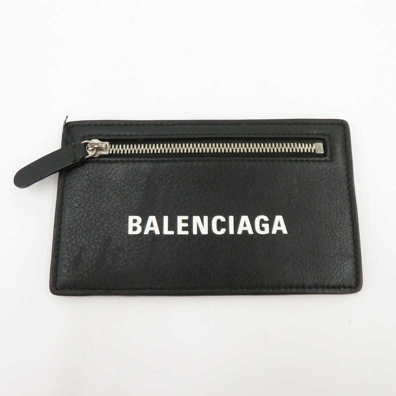 【中古】BALENCIAGA | バレンシアガ エブリデイ カードケース 501651 ブラック【瀬戸大橋店】