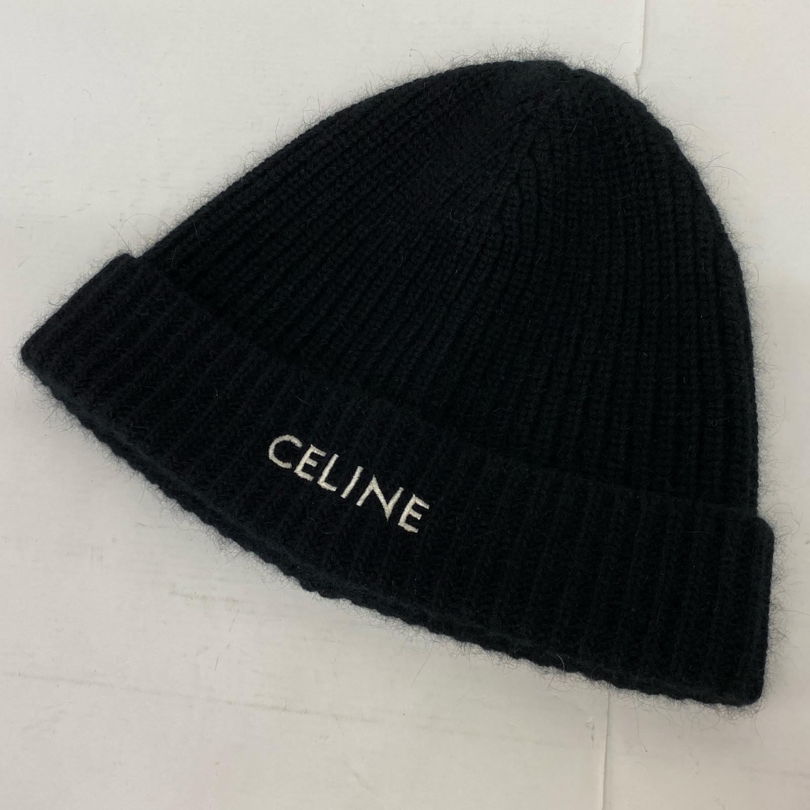 期間限定SALE⭐︎CELINE ブラックニット帽 楽天市場】セリーヌ ニット帽の通販